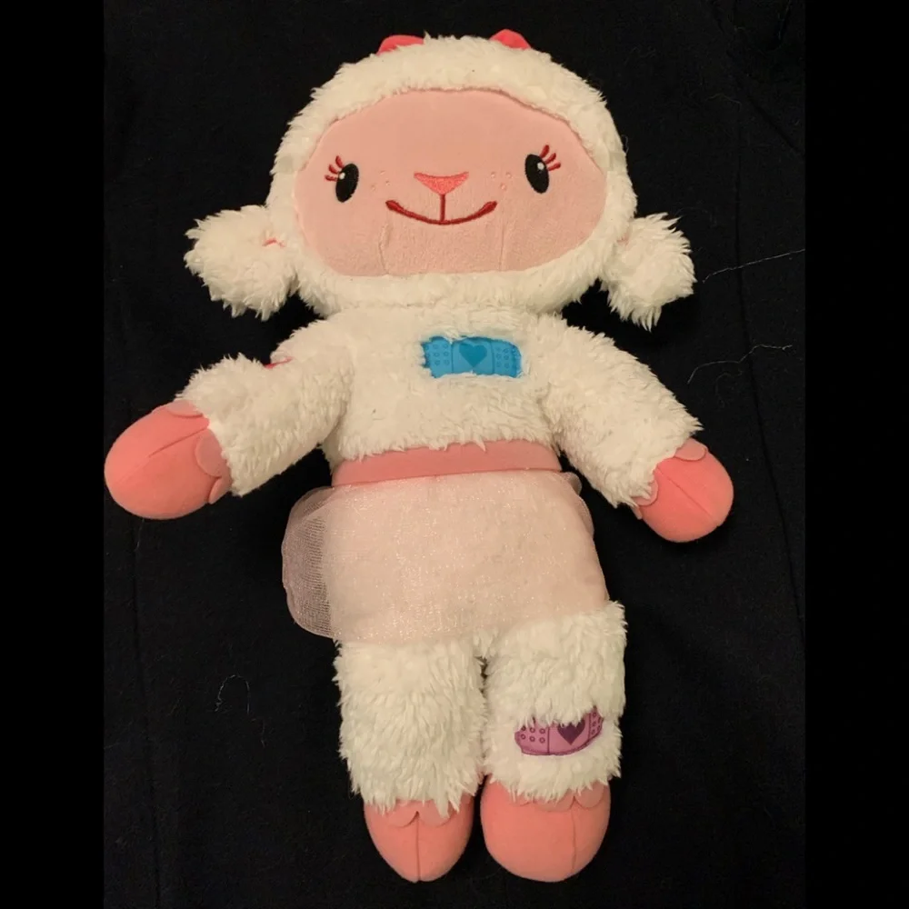 Disney Doc McStuffins 15" LAMBIE the Lamb talk/singPlush Stuffed Animal Light Up - Picture 1 of 11